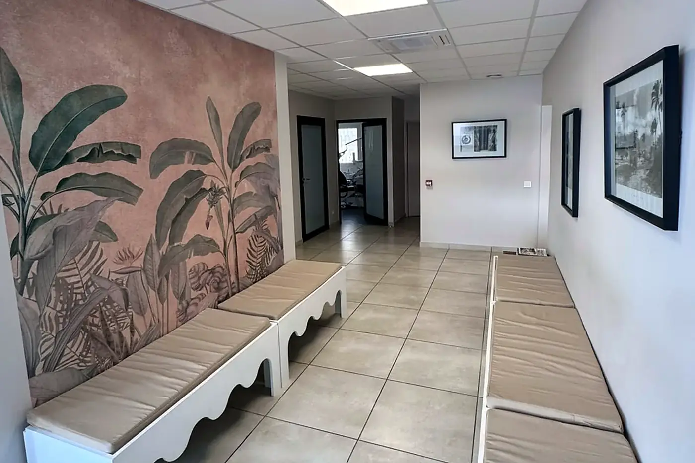 La salle d'attente du Cabinet Dentaire Le Toullec
